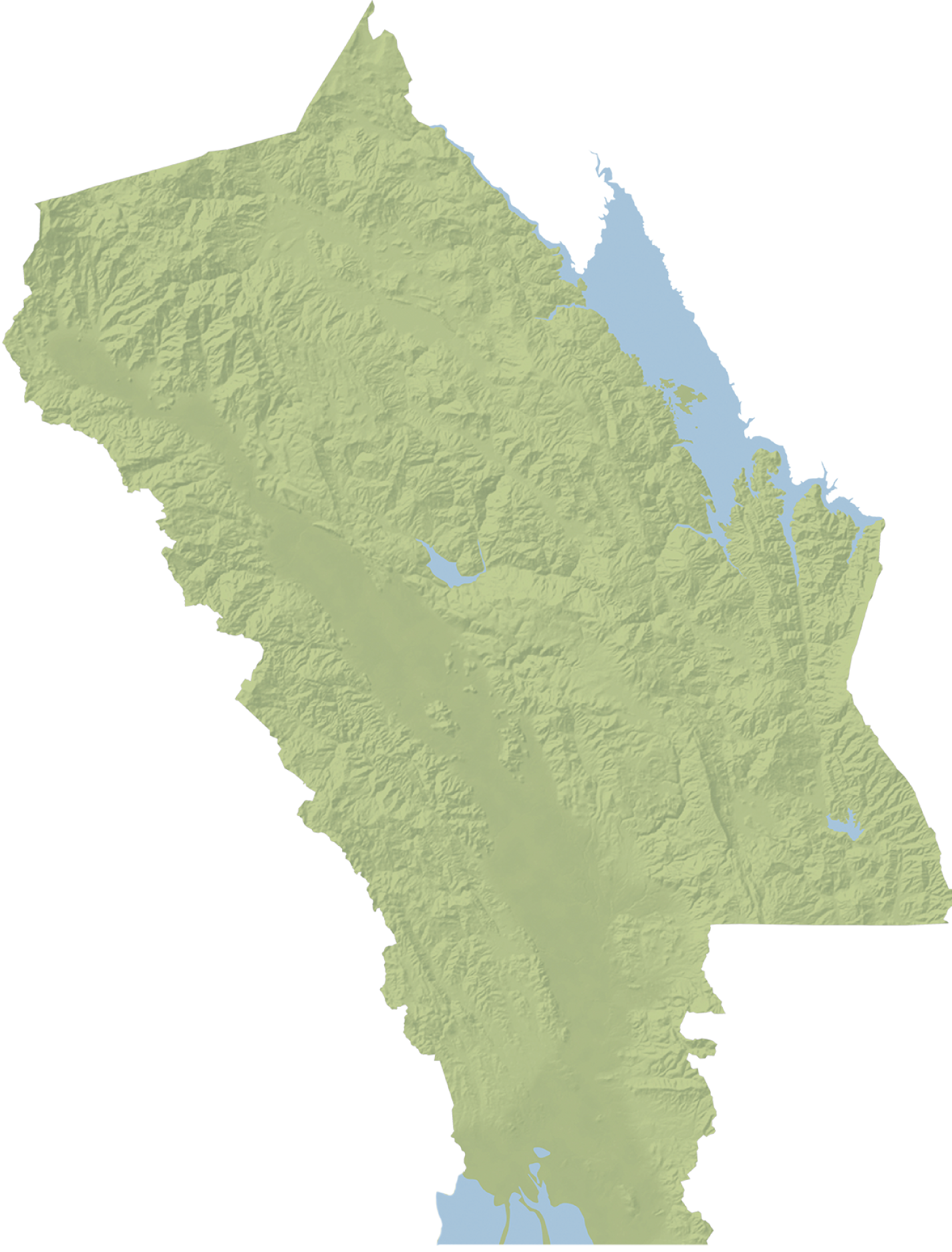 Napa Valley Regional Map