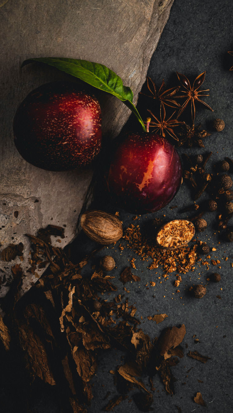 Plum notes in Napa Valley wine
